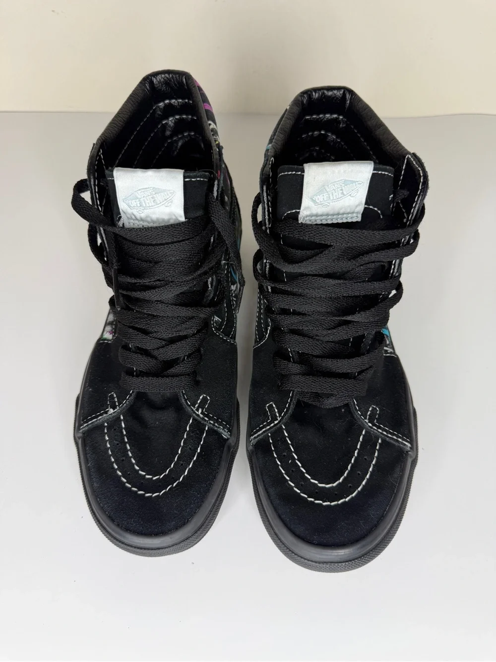 Vans X Disney 100 Villains Sk8 Hi Shoes Men's Size 6.5 Womens 8 Black Sneakers